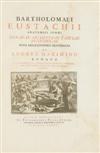 EUSTACHI, BARTOLOMMEO. Romanae archetypae tabulae anatomicae.  1783